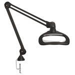 Luxo Wave ESD LED Magnifying Lamp with Table Clamp Mount, 5dioptre, 175 x 108mm Lens