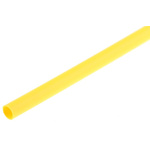 TE Connectivity Heat Shrink Tubing, Yellow 2.4mm Sleeve Dia. x 1.2m Length 2:1 Ratio, RNF-100 Series