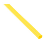 TE Connectivity Heat Shrink Tubing, Yellow 4.8mm Sleeve Dia. x 1.2m Length 2:1 Ratio, RNF-100 Series
