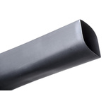 TE Connectivity Heat Shrink Tubing, Black 25.4mm Sleeve Dia. x 1.2m Length 2:1 Ratio, RNF-100 Series