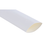 TE Connectivity Heat Shrink Tubing, White 25.4mm Sleeve Dia. x 1.2m Length 2:1 Ratio, RNF-100 Series