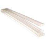 TE Connectivity Heat Shrink Tubing, Clear 25.4mm Sleeve Dia. x 1.2m Length 2:1 Ratio, RNF-100 Series