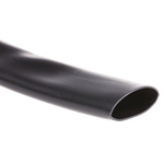 TE Connectivity Heat Shrink Tubing, Black 12.7mm Sleeve Dia. x 7m Length 2:1 Ratio, DR-25 Series