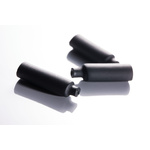 RS PRO Adhesive Lined End Cap, Black 5.72mm Sleeve Dia. x 30.35mm Length 4:1 Ratio