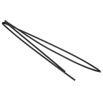 TE Connectivity Heat Shrink Tubing, Black 3mm Sleeve Dia. x 1.2m Length 3:1 Ratio, RNF-3000 Series