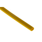 RS PRO Halogen Free Heat Shrink Tubing, Yellow 6.4mm Sleeve Dia. x 1.2m Length 2:1 Ratio