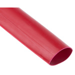 RS PRO Halogen Free Heat Shrink Tubing, Red 25.4mm Sleeve Dia. x 1.2m Length 2:1 Ratio