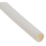 RS PRO Halogen Free Heat Shrink Tubing, White 6.4mm Sleeve Dia. x 1.2m Length 2:1 Ratio