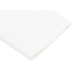 RS PRO Halogen Free Heat Shrink Tubing, White 38.1mm Sleeve Dia. x 1.2m Length 2:1 Ratio