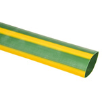 RS PRO Halogen Free Heat Shrink Tubing, Green 25.4mm Sleeve Dia. x 1.2m Length 2:1 Ratio