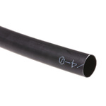 TE Connectivity Heat Shrink Tubing, Black 8mm Sleeve Dia. x 1.2m Length 2:1 Ratio, ZHTM Series