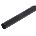 RS PRO Halogen Free Heat Shrink Tubing, Black 9mm Sleeve Dia. x 1.2m Length 3:1 Ratio