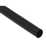 TE Connectivity Adhesive Lined Heat Shrink Tubing, Black 6mm Sleeve Dia. x 1.2m Length 3:1 Ratio, ATUM Series
