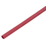 TE Connectivity Heat Shrink Tubing, Red 3.2mm Sleeve Dia. x 1.2m Length 2:1 Ratio, RNF-100 Series