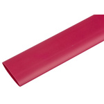 TE Connectivity Heat Shrink Tubing, Red 25.4mm Sleeve Dia. x 1.2m Length 2:1 Ratio, RNF-100 Series