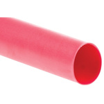TE Connectivity Adhesive Lined Heat Shrink Tubing, Red 12mm Sleeve Dia. x 1.2m Length 4:1 Ratio, ATUM Series