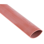 RS PRO Halogen Free Heat Shrink Tubing, Brown 12.7mm Sleeve Dia. x 1.2m Length 2:1 Ratio