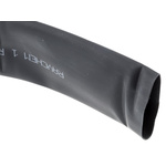 TE Connectivity Heat Shrink Tubing, Black 25.4mm Sleeve Dia. x 3m Length 2:1 Ratio, RW-200 Series