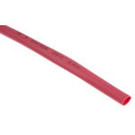 RS PRO Heat Shrink Tubing, Red 2.4mm Sleeve Dia. x 10m Length 2:1 Ratio