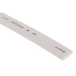 RS PRO Heat Shrink Tubing, White 9.5mm Sleeve Dia. x 6m Length 2:1 Ratio