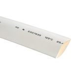 RS PRO Heat Shrink Tubing, White 25.4mm Sleeve Dia. x 3m Length 2:1 Ratio