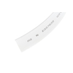 RS PRO Heat Shrink Tubing, White 12.7mm Sleeve Dia. x 6m Length 2:1 Ratio