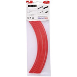 HellermannTyton Heat Shrink Tubing, Red 3.2mm Sleeve Dia. x 200mm Length 3:1 Ratio, HIS-3 BAG Series