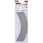 HellermannTyton Heat Shrink Tubing, Grey 3mm Sleeve Dia. x 200mm Length 3:1 Ratio, HIS-3 BAG Series