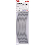 HellermannTyton Heat Shrink Tubing, Grey 6mm Sleeve Dia. x 200mm Length 3:1 Ratio, HIS-3 BAG Series