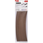 HellermannTyton Heat Shrink Tubing, Brown 6mm Sleeve Dia. x 200mm Length 3:1 Ratio, HIS-3 BAG Series