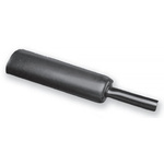 TE Connectivity Adhesive Lined Heat Shrink Tubing, Black 140mm Sleeve Dia. x 1.2m Length 3:1 Ratio, RMW Series