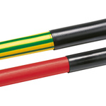 HellermannTyton Adhesive Lined Heat Shrink Tubing, Black 12mm Sleeve Dia. x 1.2m Length 3:1 Ratio, TA32 Series