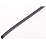 HellermannTyton Heat Shrink Tubing, Black 2.4mm Sleeve Dia. x 5m Length 2:1 Ratio, LVR Series