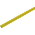 TE Connectivity Heat Shrink Tubing, Yellow 1.6mm Sleeve Dia. x 1.2m Length 2:1 Ratio, RNF-100 Series