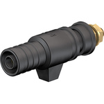 Staubli 32A, Black Binding Post With Brass Contacts and Gold Plated - 4mm Hole Diameter