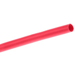 TE Connectivity Heat Shrink Tubing, Red 3mm Sleeve Dia. x 1.2m Length 3:1 Ratio, RNF-3000 Series