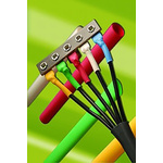 Alpha Wire Heat Shrink Tubing, Black 38.1mm Sleeve Dia. x 7.6m Length 2:1 Ratio, FIT-600 Series