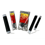 3M Halogen Free Cold Shrink Tubing, Black 72.4mm Sleeve Dia. x 304.8mm Length 2:1 Ratio, 8420 Series