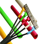 Alpha Wire Heat Shrink Tubing, White 38.1mm Sleeve Dia. x 152mm Length 2:1 Ratio, FIT-221 Series