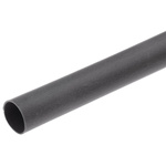 TE Connectivity Halogen Free Heat Shrink Tubing, Black 25.4mm Sleeve Dia. x 1.2m Length 2:1 Ratio, ZH-100 Series