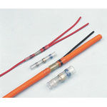 TE Connectivity Transparent Polyolefin Solder Sleeve 42mm Length 6.6 → 10.7mm Cable Diameter