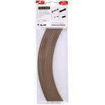 HellermannTyton Heat Shrink Tubing, Brown 3mm Sleeve Dia. x 200mm Length 3:1 Ratio, HIS-3 BAG Series