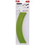 HellermannTyton Heat Shrink Tubing, Green 3mm Sleeve Dia. x 200mm Length 3:1 Ratio, HIS-3 BAG Series