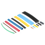Alpha Wire Heat Shrink Tubing, Black Assortment Sleeve Dia. x Assortment Length, FIT-KIT Series