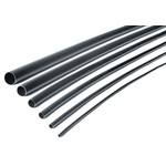 HellermannTyton Adhesive Lined Heat Shrink Tubing, Black 9mm Sleeve Dia. x 1.2m Length 3:1 Ratio, TA37 Series