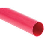TE Connectivity Halogen Free Heat Shrink Tubing, Red 25.4mm Sleeve Dia. x 60m Length 2:1 Ratio, CGPT Series