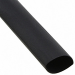 TE Connectivity Halogen Free Heat Shrink Tubing, Black 6.6mm Sleeve Dia. x 100m Length 2:1 Ratio, VERSAFIT V2 Series