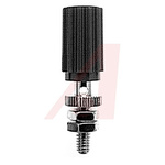 Abbatron 15A, Black Binding Post With Brass Contacts and Nickel Plated