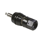 Superior Electric 30A, Black Binding Post With Brass Contacts and Nickel Plated - 12.7mm Hole Diameter