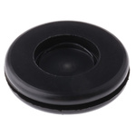 Essentra Black PVC 25.5mm Cable Grommet for Maximum of 19mm Cable Dia.